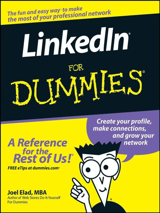 Title details for LinkedIn For Dummies® by Joel Elad - Available